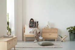 AIKA mesita de noche con 2 cajones 78x62