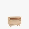 AIKA mesita de noche con hueco y cajón 78x62