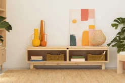 AIKA mueble TV con huecos 157x44