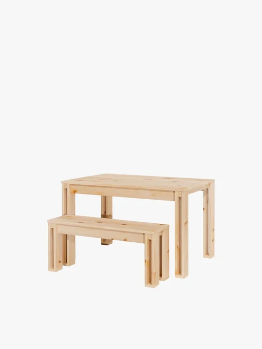 ARINA conjunto mesa 120x88 con bancos