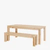 ARINA conjunto mesa 180x88 con bancos