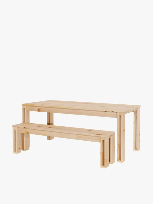 ARINA conjunto mesa 180x88 con bancos