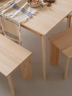 BATU banco de madera 150x35