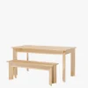 BATU conjunto mesa 150x80 con bancos
