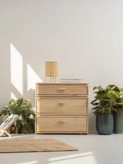 LIBE cajonera con 3 cajones 78x77
