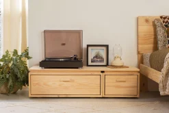 LIBE mueble TV con 2 cajones 117x32