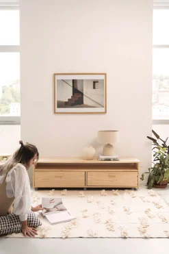 LIBE mueble TV con 2 cajones