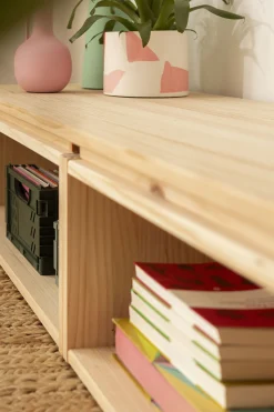 LIBE mueble TV con huecos 157x32