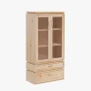 LIBE vitrina con 2 cajones 78x161