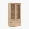 LIBE vitrina con 3 cajones 78x161