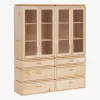 LIBE vitrina doble con 6 cajones 157x188