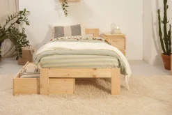 LORE cama individual 80 con 2 cajones