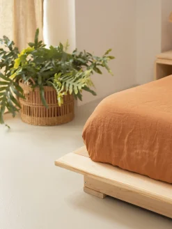 LUR cama tatami con cabecero de pared 140