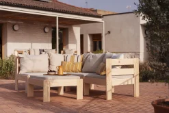 OREKA conjunto sofá modular esquinero para exterior