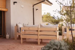 OREKA conjunto sofá modular con mesa para exterior