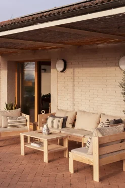 OREKA conjunto sofá modular 3 plazas para exterior