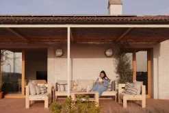 OREKA conjunto sofá modular 3 plazas para exterior