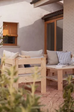 OREKA sillón modular con 2 brazos para exterior
