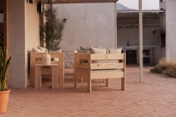 OREKA sillón modular con brazo izquierdo para exterior