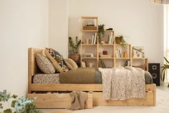 TESTA cama individual 80 con 2 cajones